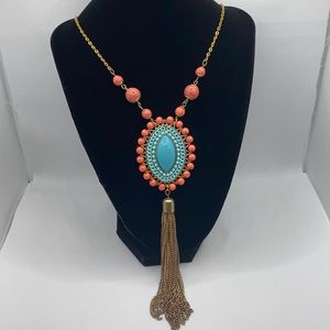 Bohemian Pendant Tassel Necklace